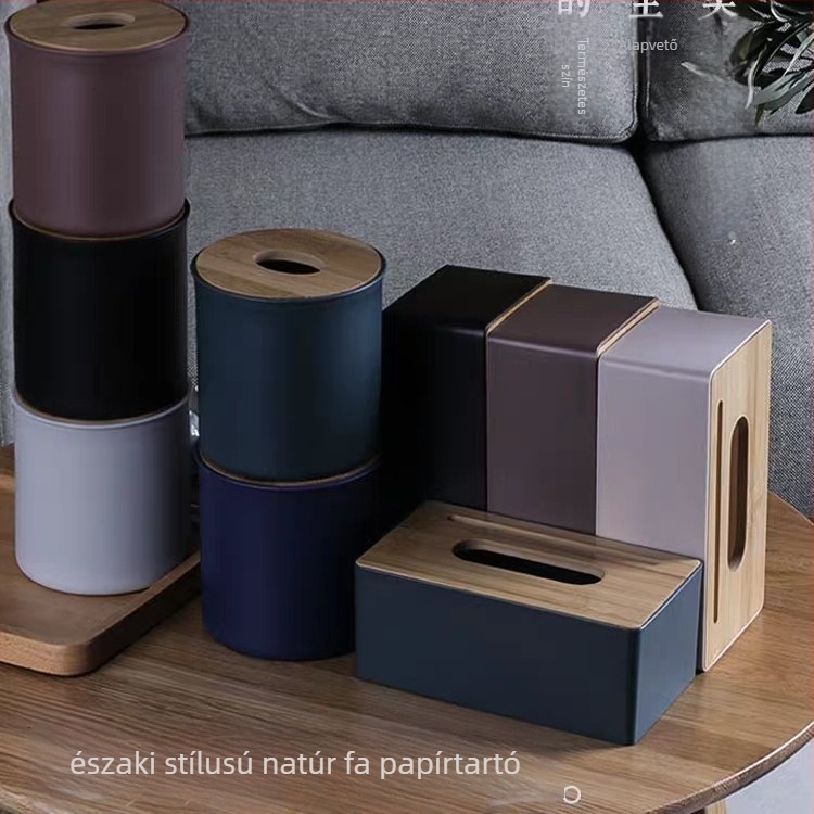 Műanyag papírzsebkendő-doboz, vízálló és sokoldalú, autóhoz, nappaliba és fürdőszobába, könnyű luxus stílus.