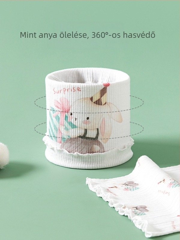 Baba hasvédő | Pamutkeverék, nedvességelvezető, kokon-stílus, rajzfilmszerű minta, 0–3 év közötti korosztály