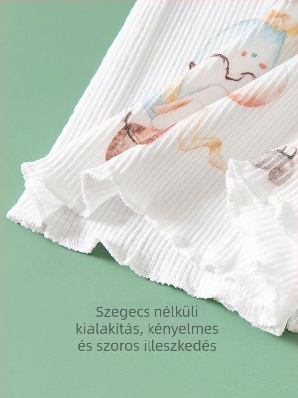 Baba hasvédő | Pamutkeverék, nedvességelvezető, kokon-stílus, rajzfilmszerű minta, 0–3 év közötti korosztály