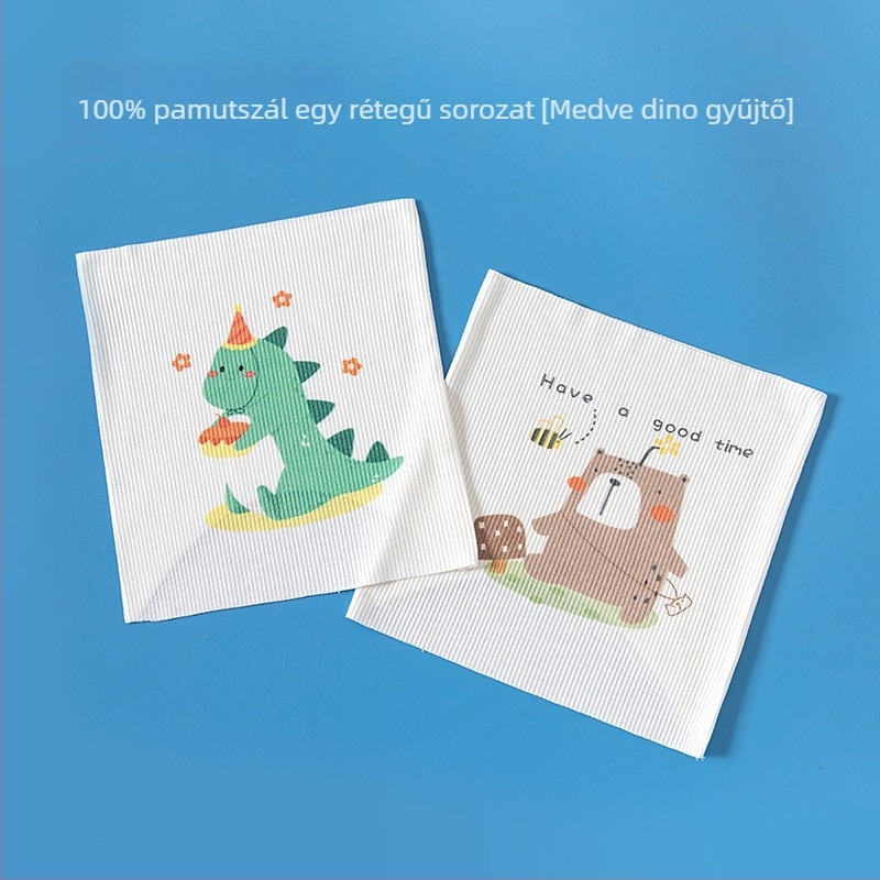 Baba hasvédő | Pamutkeverék, nedvességelvezető, kokon-stílus, rajzfilmszerű minta, 0–3 év közötti korosztály