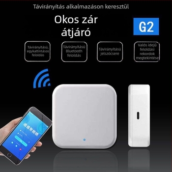 Hengdafei G2 Gateway intelligens zár jelszavas bezárással hotelajtókhoz – 304 rozsdamentes acél, Bluetooth és Wi-Fi, alkalmazásvezérlés, modern minimalista stílus