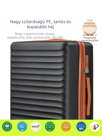 Saikit 28 hüvelykes ütésálló bőrönd szett, 3 darabos, TSA zár és bővíthető fogantyú, csíkos mintázat