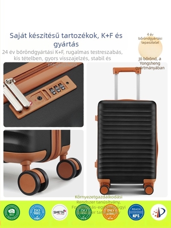 Saikit 28 hüvelykes ütésálló bőrönd szett, 3 darabos, TSA zár és bővíthető fogantyú, csíkos mintázat