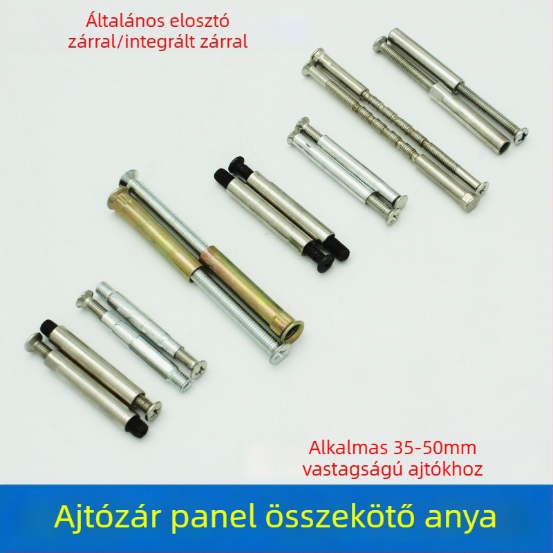 Rozsdamentes acélból készült zárház csavarok, ball-lock típus, beltéri használatra