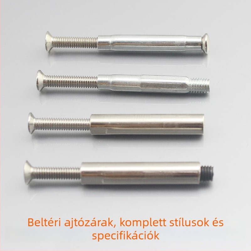 Rozsdamentes acélból készült zárház csavarok, ball-lock típus, beltéri használatra