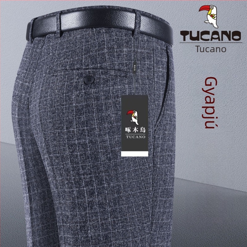 Férfi nadrág, egyenes szabás, pamut, őszi 2025