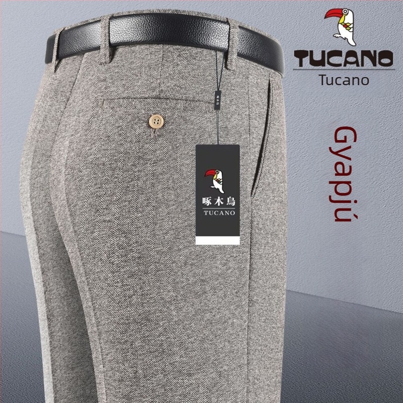 Férfi nadrág, egyenes szabás, pamut, őszi 2025