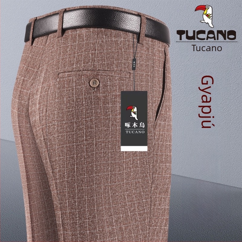 Férfi nadrág, egyenes szabás, pamut, őszi 2025