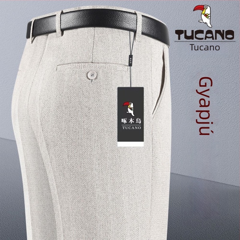 Férfi nadrág, egyenes szabás, pamut, őszi 2025