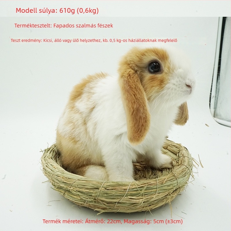 Kézzel szőtt fűfészek kisállatoknak – menedék nyusziknak, tengerimalacoknak, chinchilláknak, sündisznoznak – Anyag: selyem virág