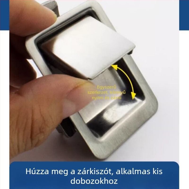 Nocaine DK101 mortise zár – rozsdamentes acél, ajtókhoz, márka Nocaine