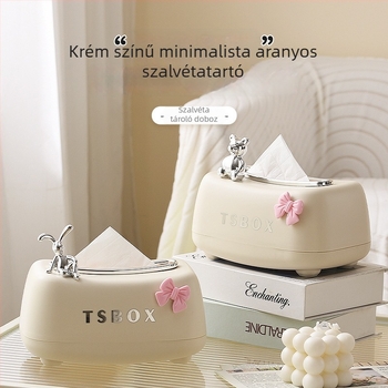 Papírtörlő doboz, modern minimalista stílus, PP anyag, 50 darabos csomag, levehető papírtörlő tartó, modell NAIYOUFENG, autó, nappali és fürdőszoba számára