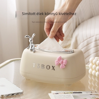 Papírtörlő doboz, modern minimalista stílus, PP anyag, 50 darabos csomag, levehető papírtörlő tartó, modell NAIYOUFENG, autó, nappali és fürdőszoba számára
