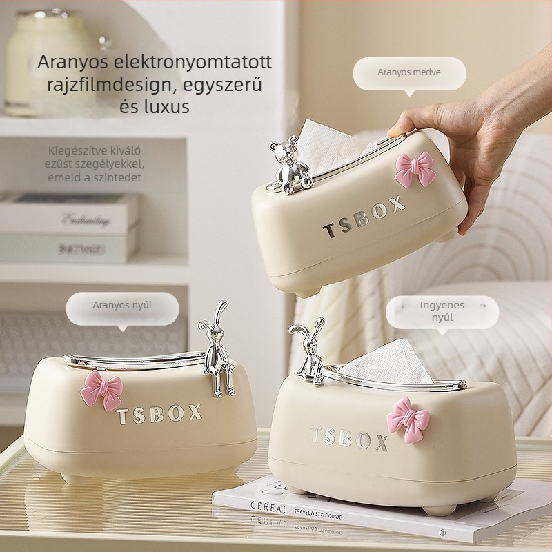 Papírtörlő doboz, modern minimalista stílus, PP anyag, 50 darabos csomag, levehető papírtörlő tartó, modell NAIYOUFENG, autó, nappali és fürdőszoba számára