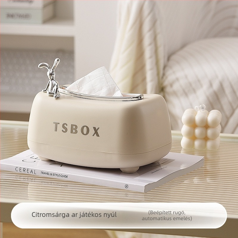 Papírtörlő doboz, modern minimalista stílus, PP anyag, 50 darabos csomag, levehető papírtörlő tartó, modell NAIYOUFENG, autó, nappali és fürdőszoba számára