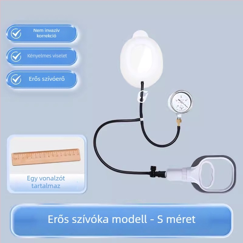 Funnel mellkas negatív nyomású szívókorrektor — szilikon test, Modell YKS-4031, Márka Medium