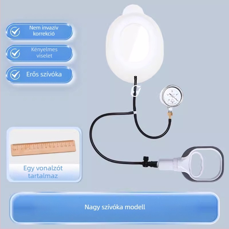 Funnel mellkas negatív nyomású szívókorrektor — szilikon test, Modell YKS-4031, Márka Medium