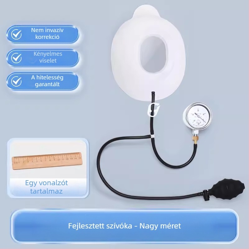 Funnel mellkas negatív nyomású szívókorrektor — szilikon test, Modell YKS-4031, Márka Medium