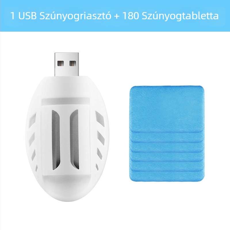 Autó USB-s szúnyogriasztó (ABS anyag, USB-tápellátás, modell qt-23014-01, teljesítmény 1W, márka Che Zhiqian)
