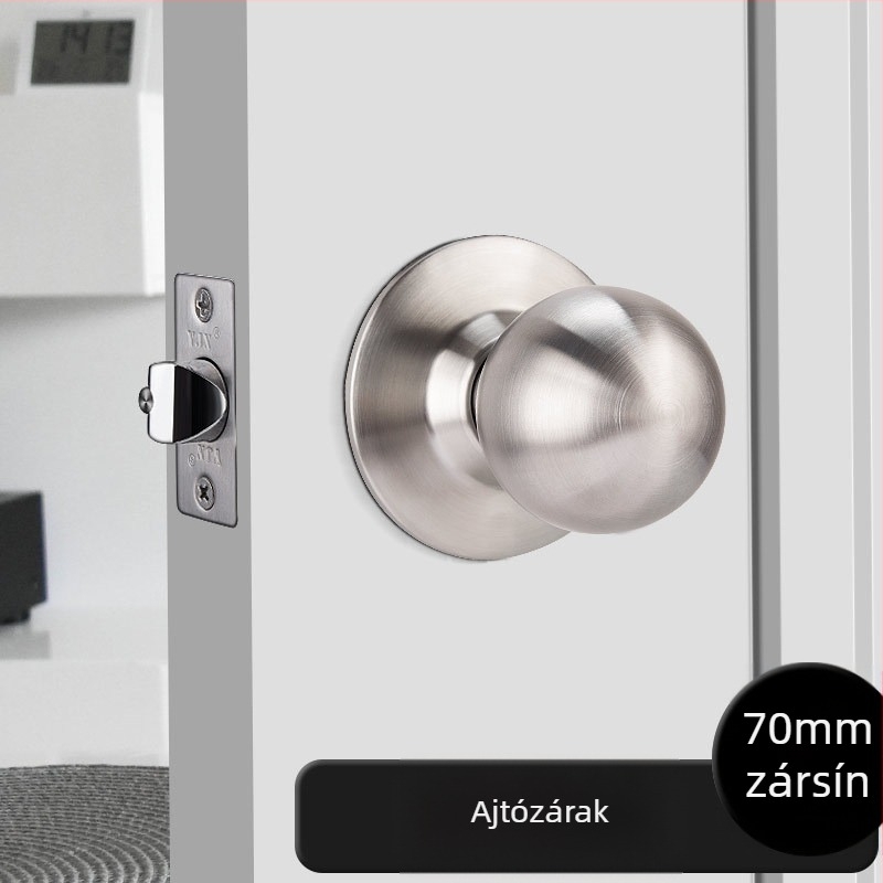 Golyózár belső ajtóhoz – YJX 5871, 304 rozsdamentes acél, modern minimalist stílus