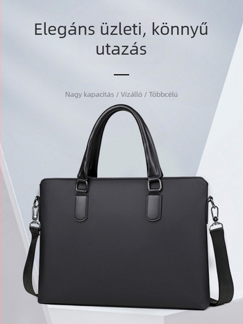 Üzleti dokumentumtáska vízálló 900D filmmel, bélés poliészter, keresztpántos kialakítás, egyszínű minta, Winter 2024, A Mountain