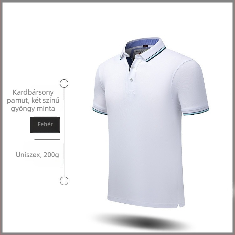 Póló felső – kényelmes, laza szabású, rövid ujjú, pamut (58%)