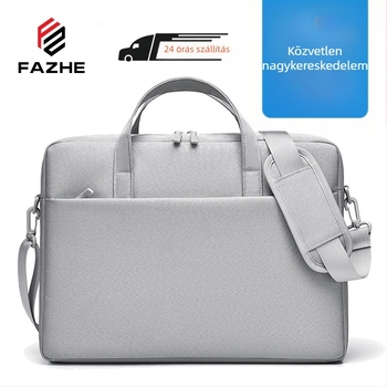Unisex Oxford vászon laptop táska, vízálló, 16 hüvelykes laptopokhoz