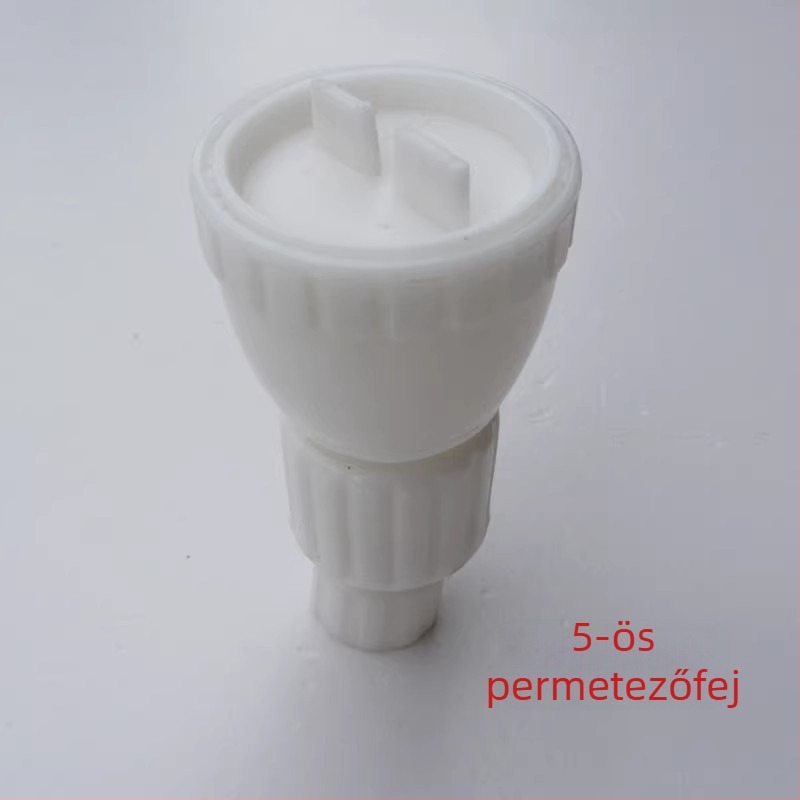 Felső permetezésű zuhanyfej, műanyagból, egyfejű, csavaros csatlakozás, modern minimalista stílus