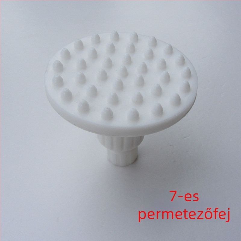Felső permetezésű zuhanyfej, műanyagból, egyfejű, csavaros csatlakozás, modern minimalista stílus