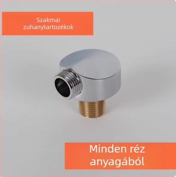 Réz zuhanyadapter, modell 6001-3, modern minimalista stílus, működési hőmérséklet 80°C