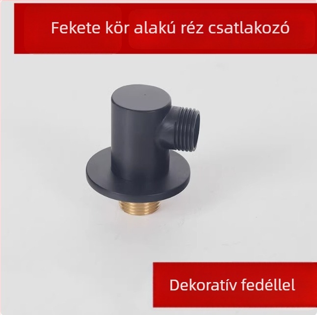 Réz zuhanyadapter, modell 6001-3, modern minimalista stílus, működési hőmérséklet 80°C