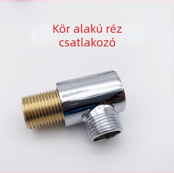 Réz zuhanyadapter, modell 6001-3, modern minimalista stílus, működési hőmérséklet 80°C