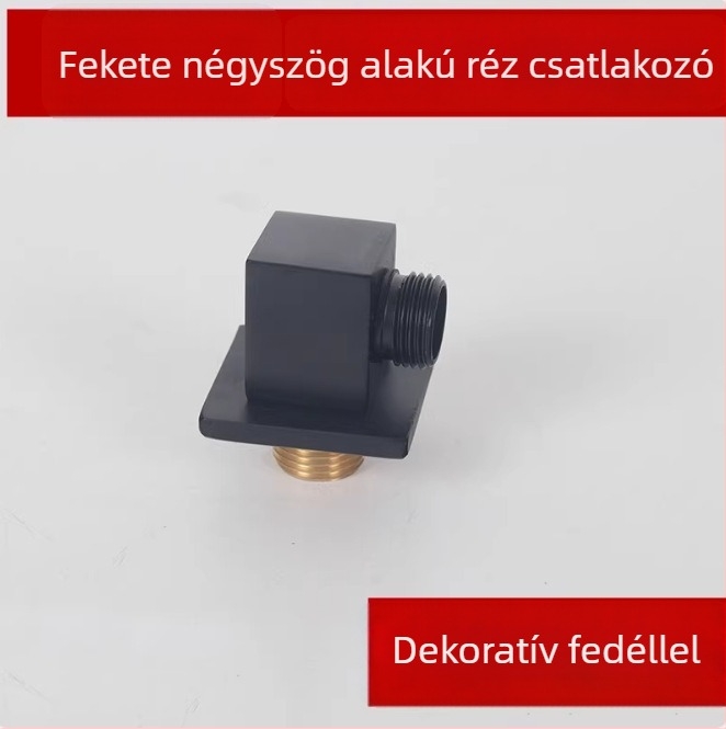 Réz zuhanyadapter, modell 6001-3, modern minimalista stílus, működési hőmérséklet 80°C