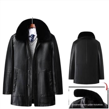 Valódi báránybőrből készült bőrdzseki fleecével bélelt, cipzáras zárás, testhez álló fazon