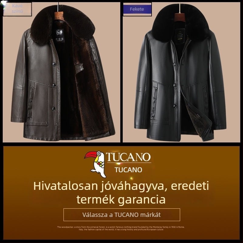 Valódi báránybőrből készült bőrdzseki fleecével bélelt, cipzáras zárás, testhez álló fazon