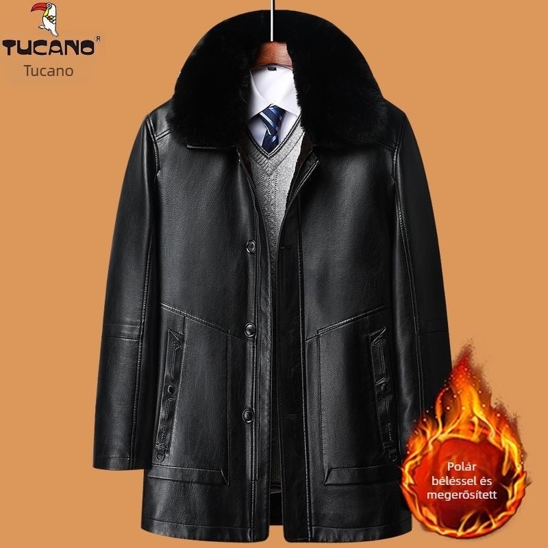 Valódi báránybőrből készült bőrdzseki fleecével bélelt, cipzáras zárás, testhez álló fazon