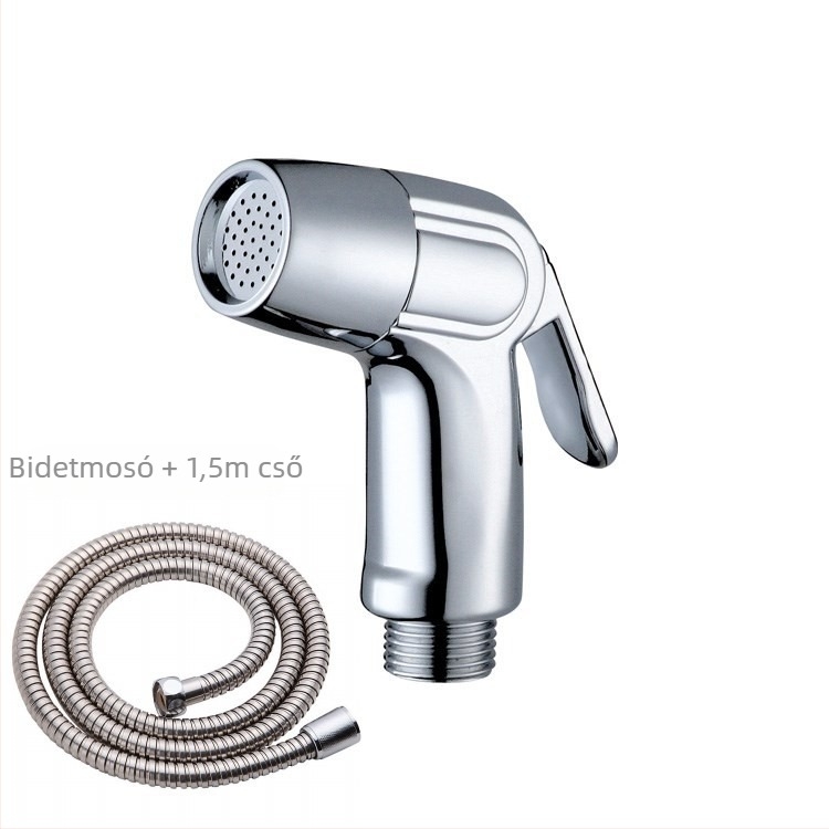 Toilet bidet fej - ABS anyag, krómozott felület, 4 pontos csatlakozás, hőmérséklet-tartomány 0–90°C