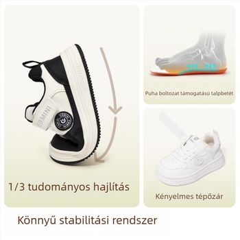 Inbemini gyerekcipő, csúszásmentes gumitalp, szintetikus bőr felsőrész, tépőzár, alacsony felső, tavaszra és őszre
