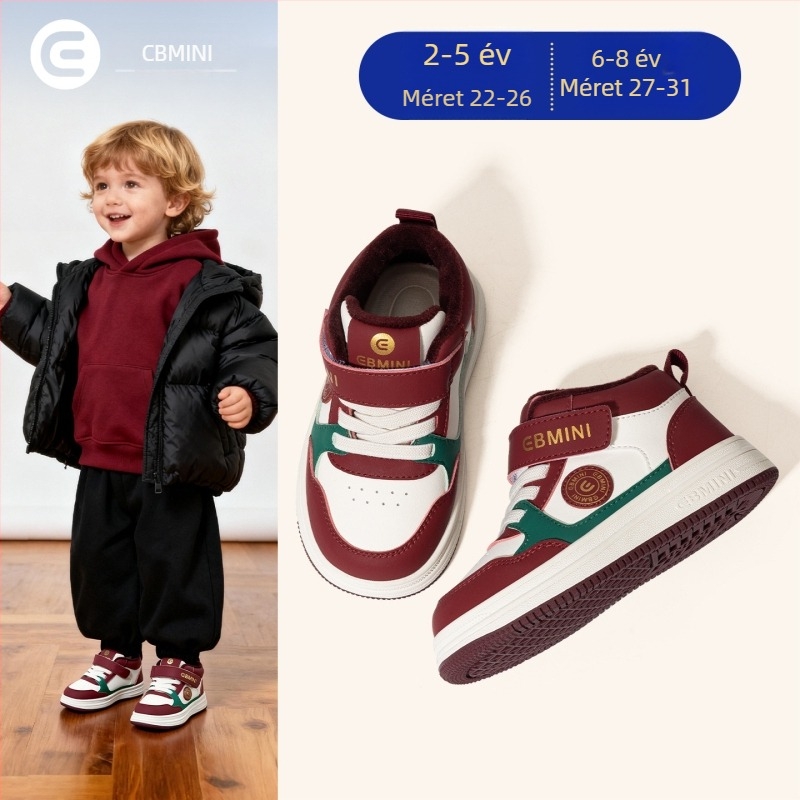 Inbemini gyerekcipő, csúszásmentes gumitalp, szintetikus bőr felsőrész, tépőzár, alacsony felső, tavaszra és őszre