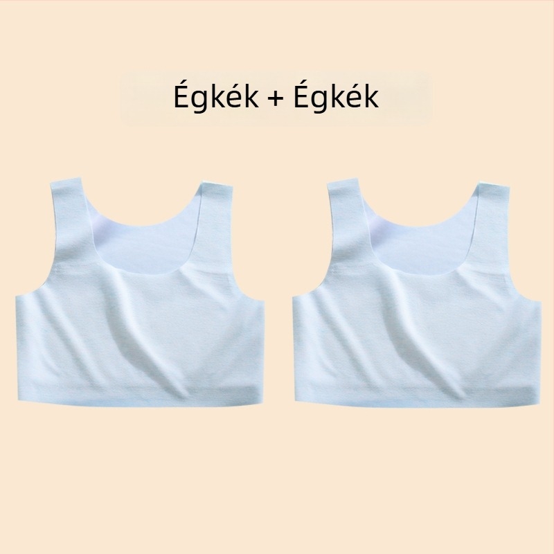 Lányoknak szóló mellény – nejlon anyag, 1/2 kosár, vékony formázott kosár szivaccal, rögzített dupla vállpántok, viszkóz bélés 90–95%