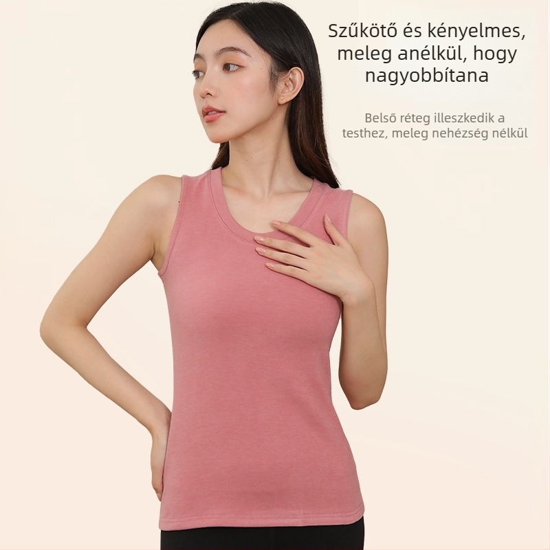 Női termikus mellény - Külső viseletre, Két rétegű, Vastagság 201-250 g/m², Fő anyag tartalma 70-80%