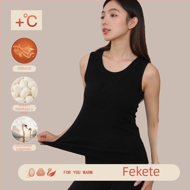 Női termikus mellény - Külső viseletre, Két rétegű, Vastagság 201-250 g/m², Fő anyag tartalma 70-80%