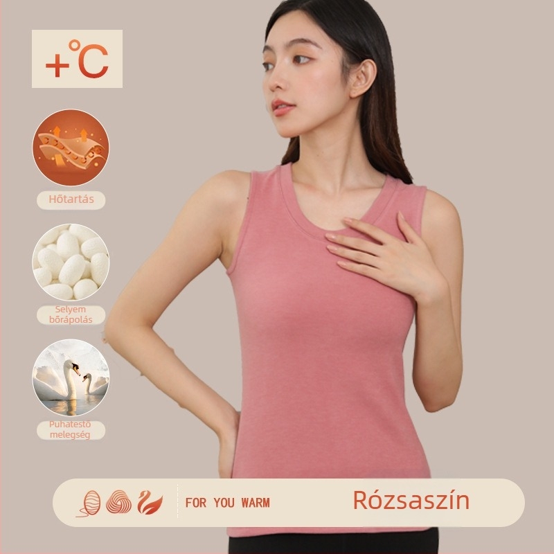 Női termikus mellény - Külső viseletre, Két rétegű, Vastagság 201-250 g/m², Fő anyag tartalma 70-80%