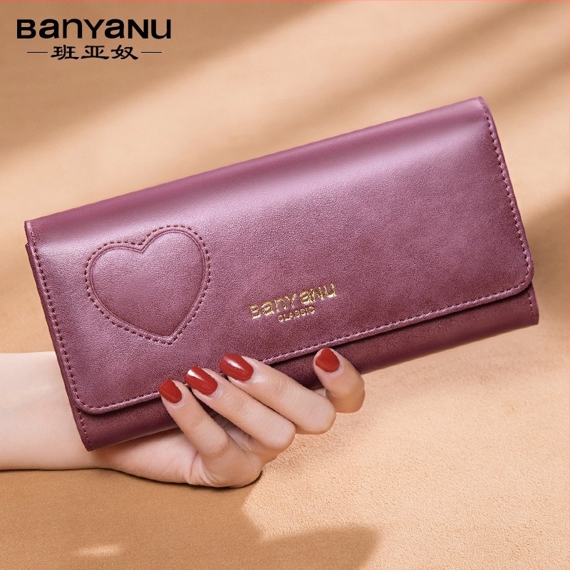 Hosszú marhabőrből készült clutch pénztárca geometriai mintával, városi minimalist stílus, belső szuper rostos bélés, csalás elleni védelem