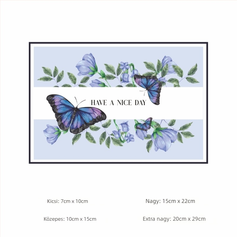 Akril falmatrica lyukak fedésére — dekoratív öntapadós minta geometriai és rajzfilmszerű motívummal, vízálló és olajálló, 1 db