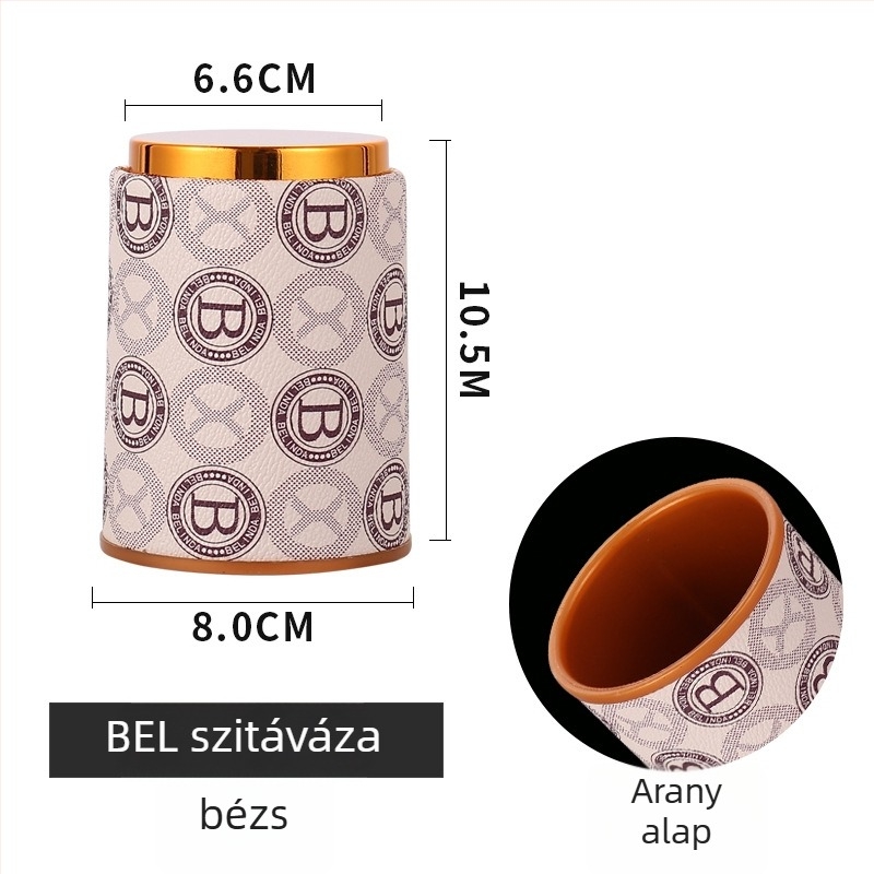 Sensele dobókupakészlet PP műanyagból, kerek sarkú kialakítás, testreszabás elérhető, dobozban 100 darab