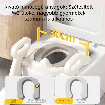 Gyerekeknek szánt vécéülőke létrával – edzéshez, fiúknak és lányoknak
