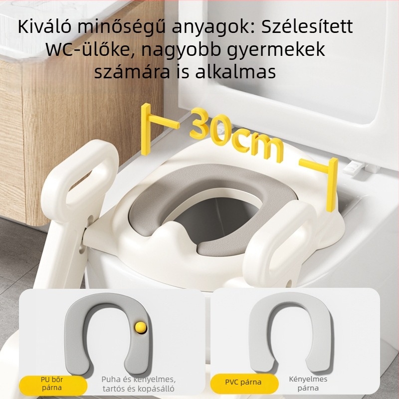 Gyerekeknek szánt vécéülőke létrával – edzéshez, fiúknak és lányoknak