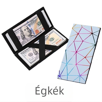 PU bőrből készült pénztárca férfiaknak, gyémánt mintázatú lézergravírozással, hosszú stílus, nagy kapacitás