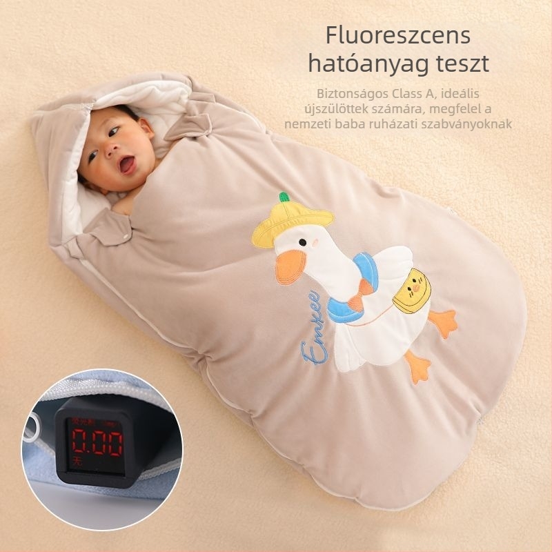 Baba alvózsák / Anti-kick takaró, 100% pamut, 3‑rétegű, Modell aaa